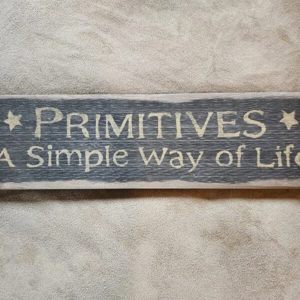 Primitives A Simple Way Of Life